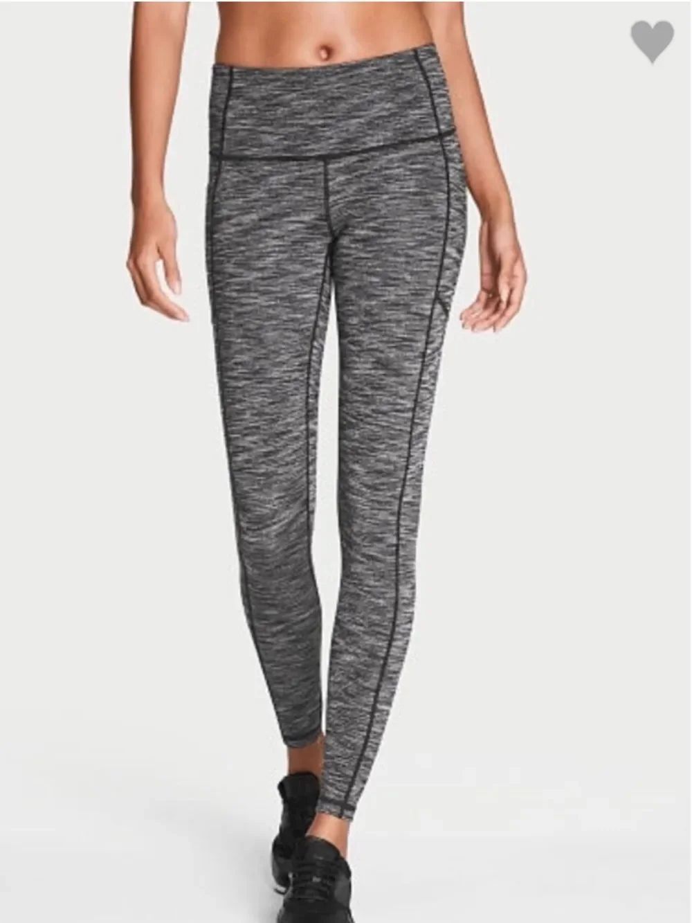 Victoria's Secret VSX Sport Knockout Tight Legging Heather Black Womens Medium